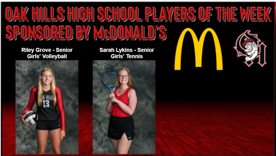 McDonald's OHHS Players of the Week